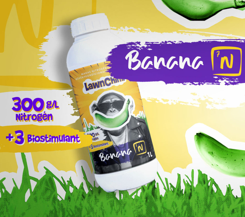 LawnChimp Banana N | zöldítő pázsit lombtrágya