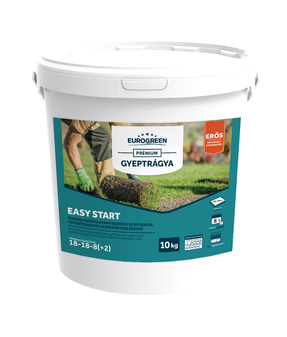 BASIC START | EASY START | burkolt indító gyeptrágya füvesítéshez, gyepszőnyegezéshez