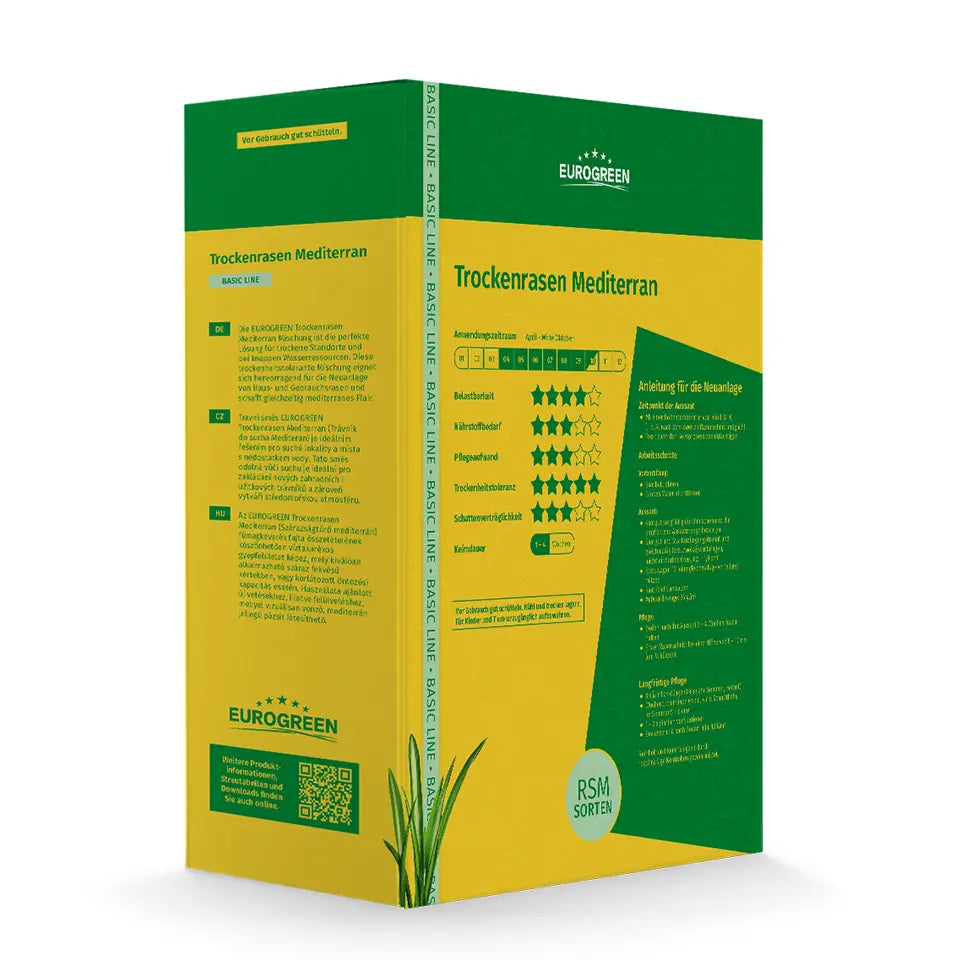 TROCKENRASEN-MEDITERRAN | MONACO | Szárazságtűrő fűmagkeverék