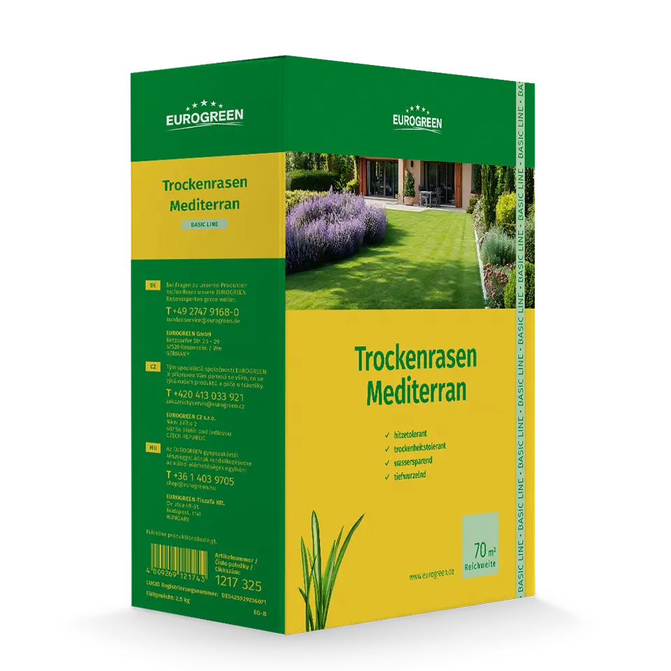 TROCKENRASEN-MEDITERRAN | MONACO | Szárazságtűrő fűmagkeverék