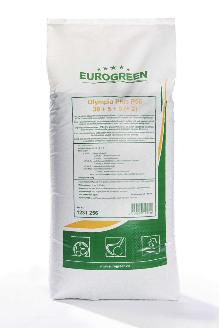 OLYMPIA PLUS P56 | zöldítő tavaszi gyeptrágya nagy igénybevételhez