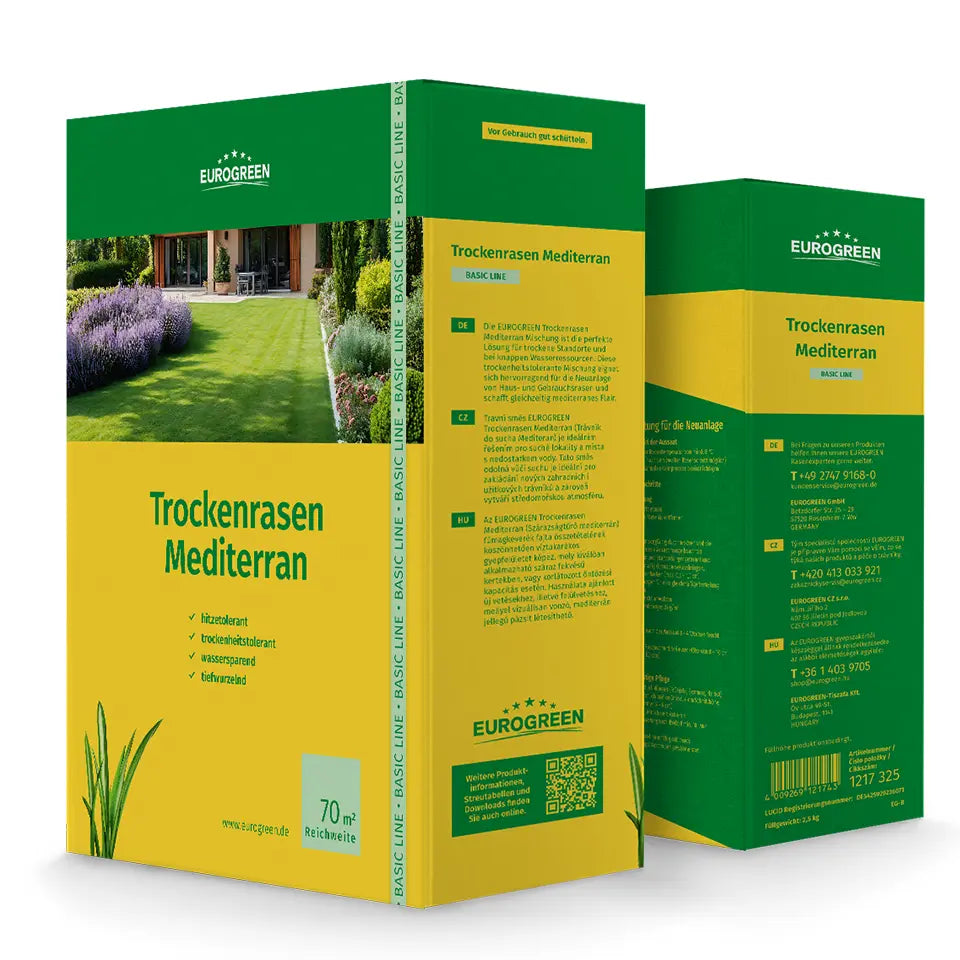 TROCKENRASEN-MEDITERRAN | MONACO | Szárazságtűrő fűmagkeverék